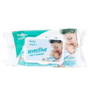 Sensitive Baby Wipes with Aloe And Chamomile (90 pcs)