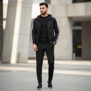 (Set of 3) Men Summer Windcheater ,Shorts and Wrinkle Joggers Set . - Fashion | Jackets For Men | Men's Wear | Windcheaters |