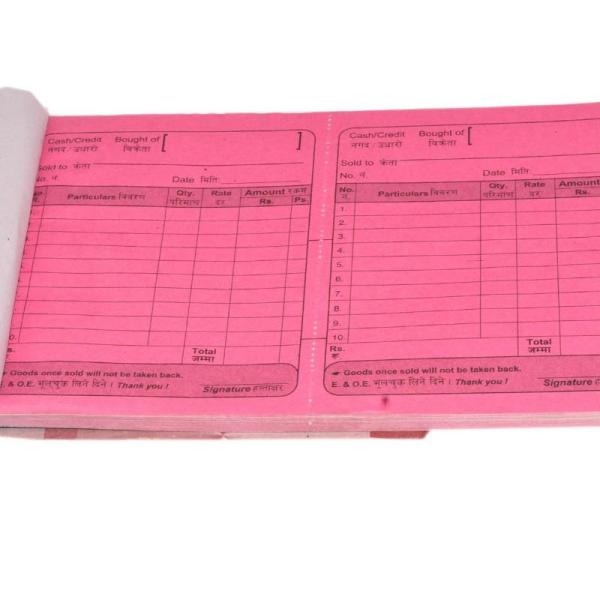 Set of 5 Bill Book (2 Columns Single Carbon 22 x 13.5) - Image 2