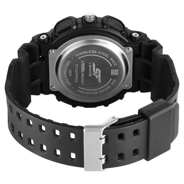 SF Bold Black & Gold Design Men's Watch - Perfect Blend of Elegance and Strength - Image 4