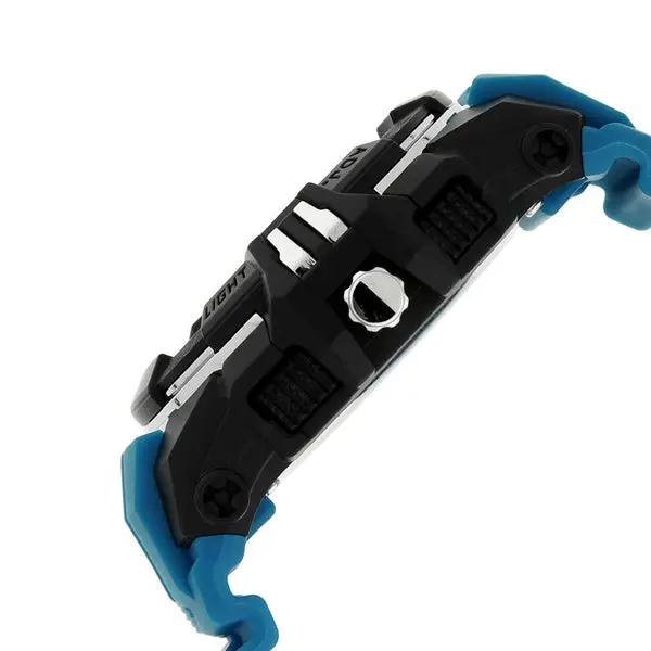 SF Quartz Analog Digital Black Dial Plastic Strap Watch for Men - Image 3