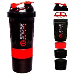Shaker bottle / Spider Protein Shaker 3 In 1 Sports Water Bottle With Inserted Mixing Ball - 500ml