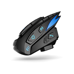 Shark Motorcycle Helmet BT Intercom Headset CVC Noise Reduction FM 2-Riders Communication IP65 Waterproof Music Sharing