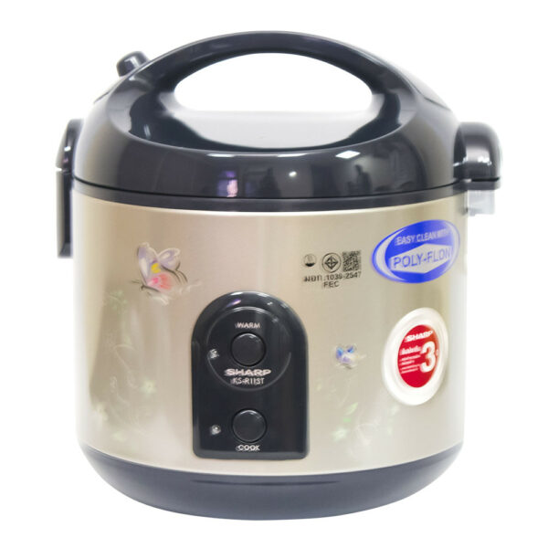 SHARP Jar Rice Cooker - 1L - 485W (KSR11STIB)