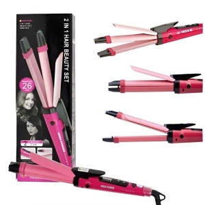 Shinon 2 in 1 Hair Beauty Set Hair Curlers And Hair Straightener