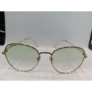 Shiny Gold Round Unisex Sunglasses M255GR5