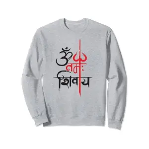 Shiv God Printed Summer Cotton Terry Sweatshirt.