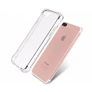 Shockproof Clear Phone Case For Apple iPhone 7/8 Plus, Transparent Protection Back Cover