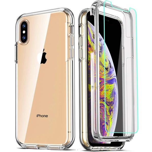 Shockproof Clear Phone Case For iPhone XS Max, Transparent Protection Back Cover - Image 2