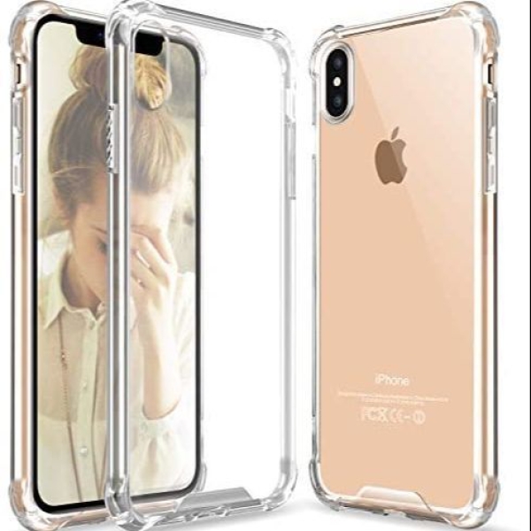 Shockproof Clear Phone Case For iPhone XS Max, Transparent Protection Back Cover - Image 3
