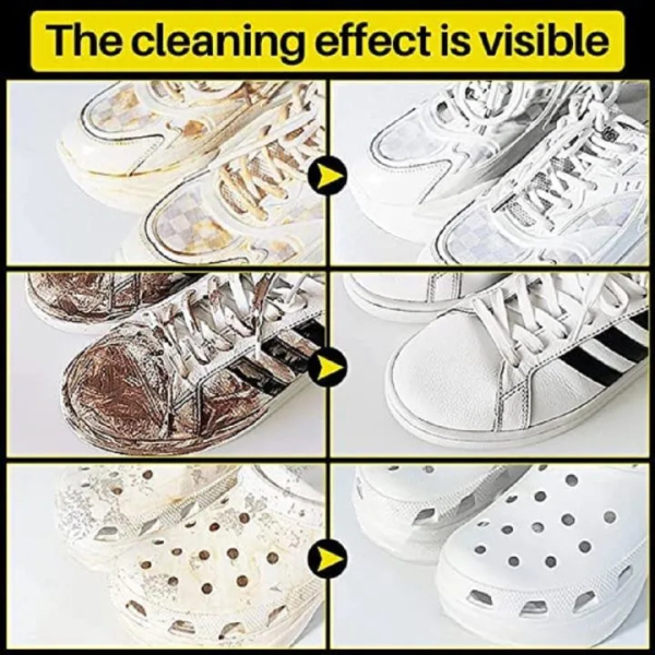Shoes Cleaning Wipes Pack of 80 | Instant Shoe Cleaner Tissue Paper Wipes for Sneakers, Leather & Sports Shoes - Image 3