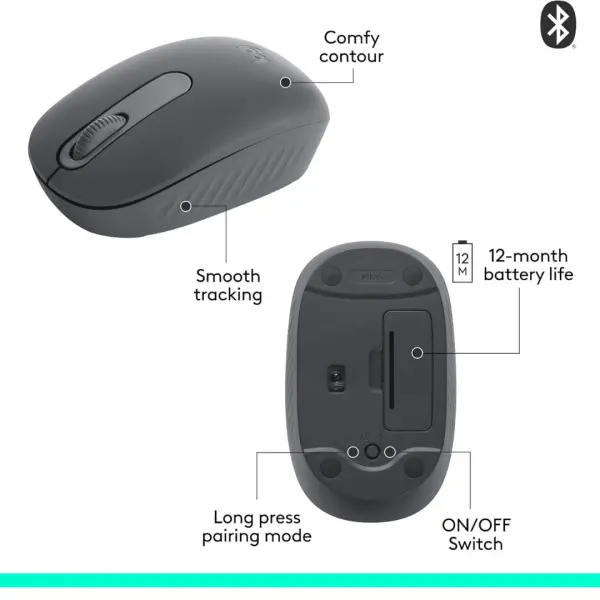 Logitech M196 Wireless Bluetooth Mouse - Image 2