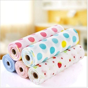 SHOPOBOX Kitchen Shelf Mats Roll Sheets for Cupboard Shelves Wardrobe Mats Antibacterial Cabinet Plastic Foam Household Wardrobe Drawer Pad Waterproof Non-Slip Paper Roll (Multicolor) PACK OF 1PC