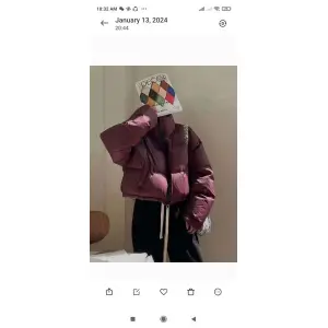 Short Puffer Jacket .It's Look So Tranding And Warm For Winter. Two Pocket And High Neck Color