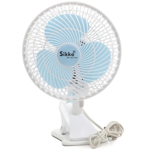 SIKKO Energy Saving Clip Fan 180mm | Powerful & Portable Cooling Fan