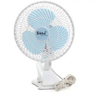 SIKKO Energy Saving Clip Fan 180mm | Powerful & Portable Cooling Fan