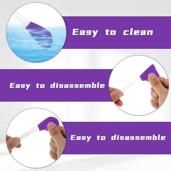 Silicone Face Mask Applicator , Double-Head Manual Cleansing Brush for Deep Gentle Exfoliating - Image 4