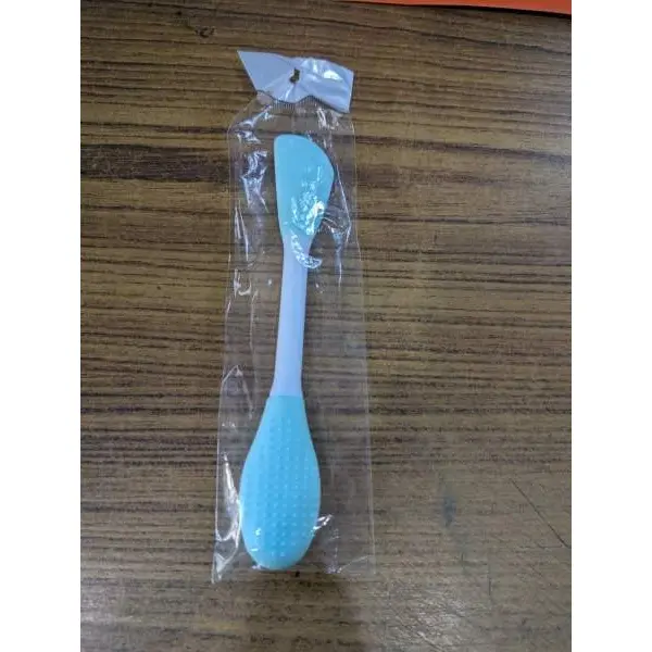 Silicone Facial Mask Brush Modeling Mask Brush Exfoliating Face Mask Brush Blue Silica Gel Silicone Brush Miss Dual Use - Image 2