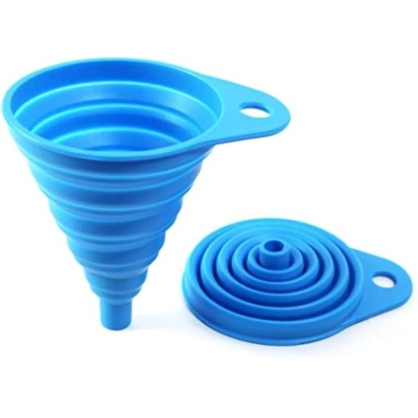 Silicone Flexible and Foldable Funnel for Liquid and Food Transfer Multiple Colors - Image 3
