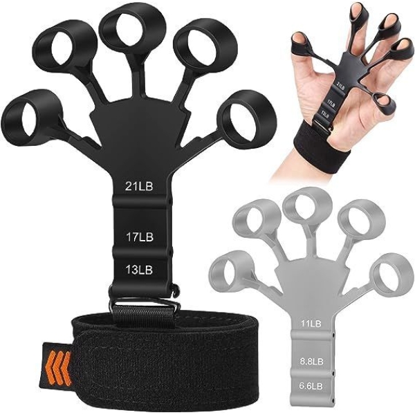 Silicone Grip Device Finger Exercise Stretcher Arthritis Hand Grip Trainer Strengthen Rehabilitation Training To Relieve Pain - Image 3