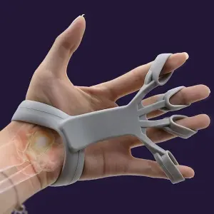 Silicone Grip Device Finger Exercise Stretcher Arthritis Hand Grip Trainer Strengthen Rehabilitation Training To Relieve Pain