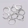 Silver Ear Hook 20 Piece Huggies Earrings