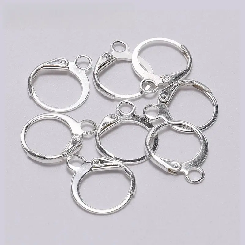 Silver Ear Hook 20 Piece Huggies Earrings
