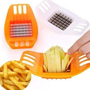 Simple Cutter for French Fry - Handheld Iron Fries Slicer - Kitchen Stainless Hand Held Potato Cutters