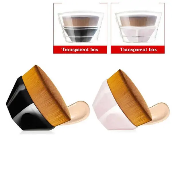 Six Corners Soft Synthetic Makeup Flawless Foundation Brush - Image 4