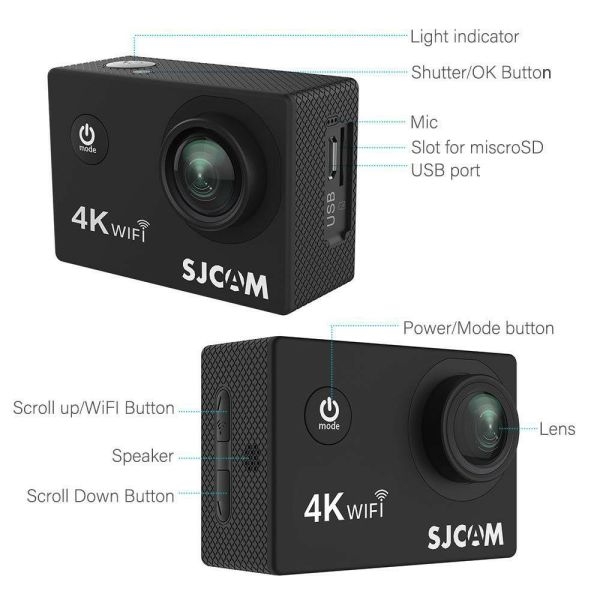 Sjcam Sj4000 Air Action Camera Full Hd 4k Wifi - Image 2