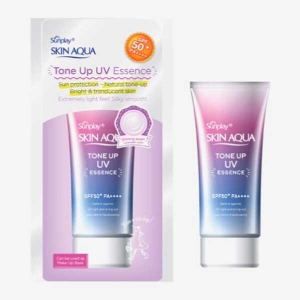 Skin Aqua Tone Up UV Essence Sunscreen SPF 50 PA++++ Defned Against UV Light & Bring Out Your Skin's Translucency