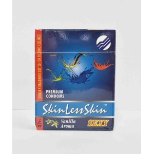 Skin Less Skin Vanilla Flavor Condom 3'S PACK OF 2