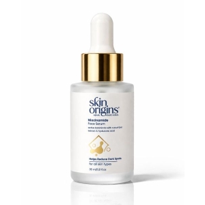 Skin Origins Niacinamide Face Serum with Cucumber Extract and Hyaluronic Acid | Helps Reduce Dark Spots | 30 ml | Face serum | Niacinaminde + cucumber+. by Genuine Collections