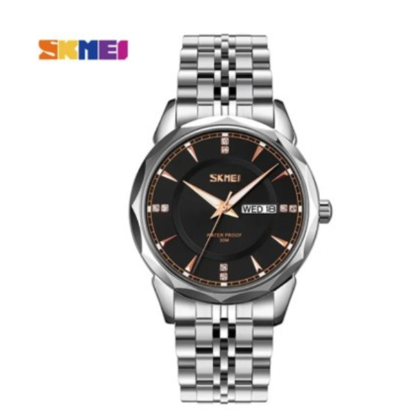 Skmei Luxury Quartz Movement Fashionable Day And Date Function Waterproof Watch - Image 2