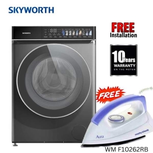 Skyworth 10 Kg BLDC Inverter Front Loading Fully Automatic Washing Machine