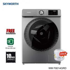 SKYWORTH 9 Kg Direct Drive Front Loading Washing Machine F9014GRD