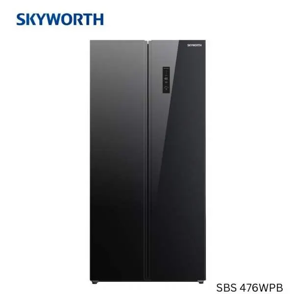Skyworth SBS 501WPG 473 Litres Side By Side Inverter Refrigerator