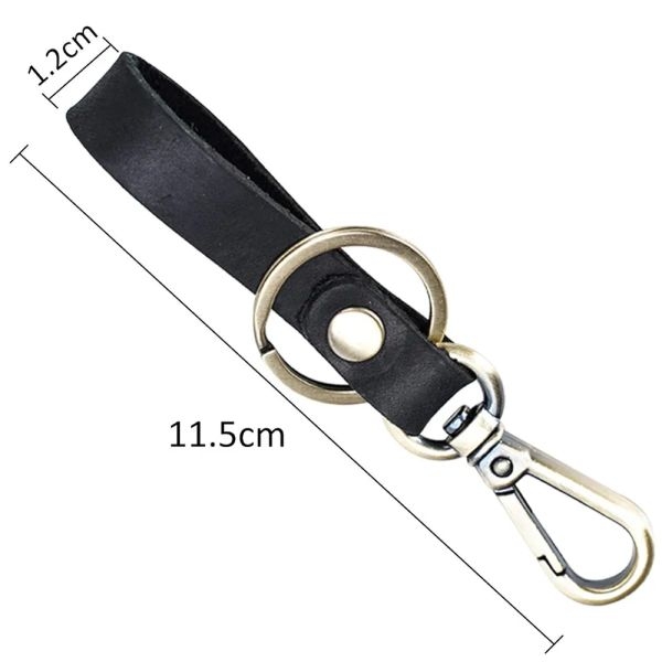 Sleek, Simple & Stylish – Premium Leather Keychains for Everyday Carry - Image 3