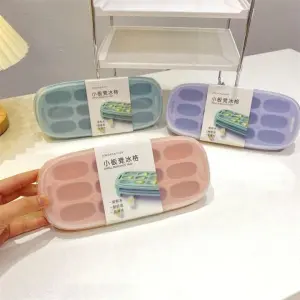 Small Bench Ice Cube Tray with Cover Removable Lids