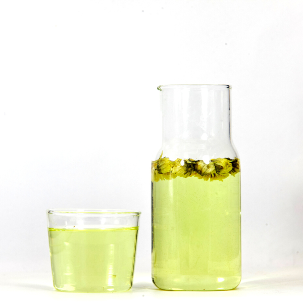 Small Chrysanthemum Flower Tea - 30GMS Glass Jar - Suiro Teas - Image 2