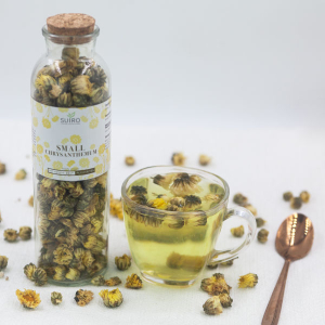 Small Chrysanthemum Flower Tea - 30GMS Glass Jar - Suiro Teas
