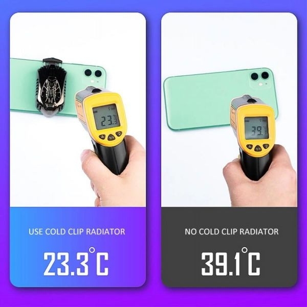 Smart Mobile Phone Radiator Phone Cooling Fan Case Cold Wind Handle Fan For PUBG Phone Cooler Phone Cooling Fan Case - Image 4
