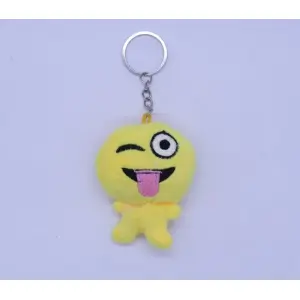 Smiley Face Key-ring - Key Chain - Fashion | Keyrings | Emoji Key Chains |