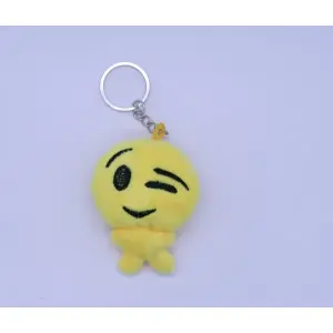 Smiley Face Key-ring - Key Chain - Fashion | Keyrings | Emoji Key Chains |