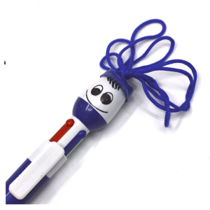 Smiley Pen 4 In 1 Color Pen With Cord