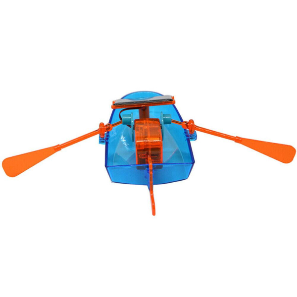 Solar Power Handmade Rowing Boat Toy Model Students Scientific - Image 2