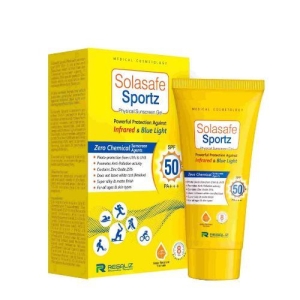 Solasafe Sportz SPF 50 + PA+++ Physical Sunscreen Gel 50gm