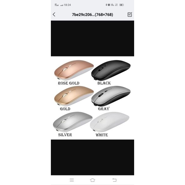 Solid 2in1 Wireless And Bluetooth Mouse W10 - Image 2