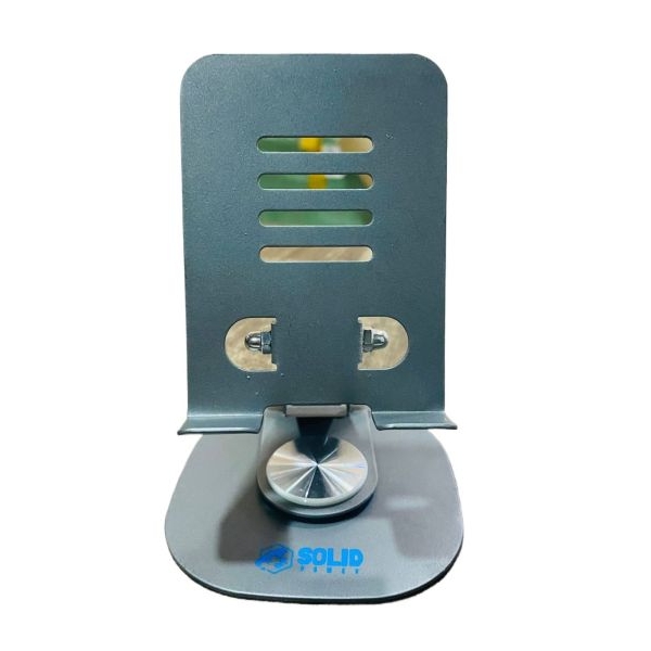 Solid MS-01Mobile Phone Stand 360-Degree Rotating, Adjustable Foldable Cell Phone Holder, Aluminum Office Desk Accessories - Image 3