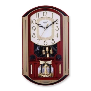Sonam Analog 7747 SST Rotating Pendulum Musical Wall Clock